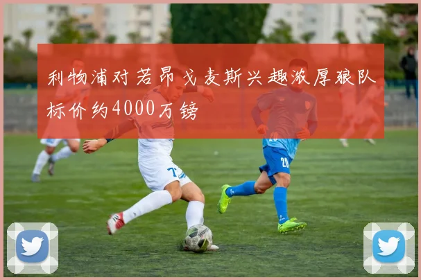 利物浦对若昂戈麦斯兴趣浓厚狼队标价约4000万镑